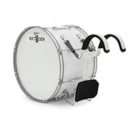 Premier NXT GEN Marching 24" x 14" Bass Drum, White