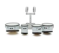 Premier NXT GEN Marching Quad Multi-Tenor Set - 6/8/10/12, White