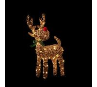 Premier - Outdoor Big Nose Reindeer 80 Warm White LEDs - 67cm