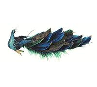 Premier Peacock With Feather Tail On Clip - 25cm