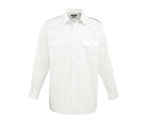 Premier Peptides Men Long Sleeved Pilot Shirt Casual Shirt (Pack of 1)