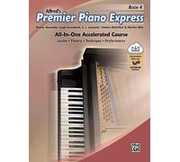 Premier Piano Express Bk 4 – All-In-One Accelerated Course – Book & Online Audio & Software