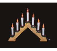 Premier Pine Candle Bridge - 7 Flickering Bulb