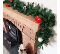Premier Plain Artificial Green Christmas Garland 2.7M 9ft Staircase