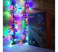 Premier PLC 768 LED compact cluster brights (4.5m lit length). Multi Action and Low Voltage. Indoor and Outdoor/Timer Function available. (Multi)