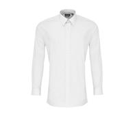 Premier Poplin fitted long sleeve shirt - Mens, 65% Polyester, Oeko-Tex