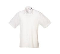 PREMIER PR202 Men’s Short Sleeve Poplin Work Shirt | 14.5 - 23 | 16 Colours