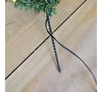 6x 30cm LED Premier Christmas Tree Path Lights - 15 LEDs per Tree (90 Total), 5m Cable + 10m Lead, Indoor/Outdoor