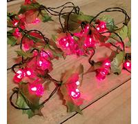 Premier Pre-Lit Holly Berry Light Garland - 2.8m