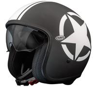 Premier Helmets 23 Vintage Star 9 Bm 22.06 Open Face Helmet Black XL