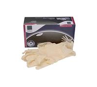 Premier Protector Latex Exam Gloves, Natural, Non-Powdered, Medium, Pack of 100