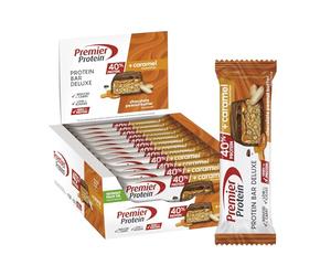 Premier Protein - Protein Bar Deluxe 40 percent - Chocolate Peanut Butter - 12x50g - Low sugar - Low Carb - Palm Oil Free