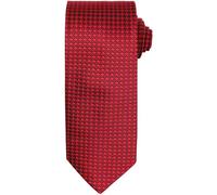 Premier Puppytooth Tie in Red Premier Red One Size