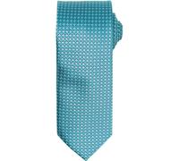 Premier Puppytooth Tie in Turquoise Premier Turquoise One Size