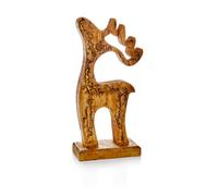 Premier Reindeer Christmas Decoration Mango Wood 32Cm
