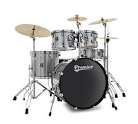 Premier Revolution 22" 5pc Drum Kit Bundle Gunmetal Sparkle