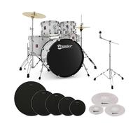 Premier Revolution 22” 5pc Low Volume Drum Kit Bundle White