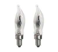 Premier RF7 2 X Spare Christmas Candle Flicker Bulb Lamp Clear New