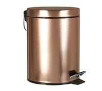 Premier Rose Gold Kitchen Bin, Stainless Steel - 5 Litre