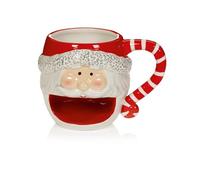 Premier Santa Christmas Mug with Biscuit Slot - Festive Ceramic Coffee Cup for Hot Chocolate, Tea & Coffee