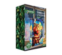 Premier Santa on Roof Stained Glass LED Christmas Decoration