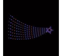 Premier 3m 320 Multi Action LED Shooting Star with Timer (Rainbow)
