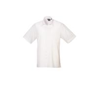 Premier Short Sleeve Poplin Shirt PR202 - Unisex Formal Workwear Office Shir