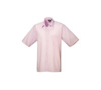 Premier Short Sleeve Poplin Shirt PR202 - Unisex Formal Workwear Office Shir