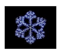 Premier Silver Starburst Snowflake 1.2m With 960 LEDs [LV183195S]