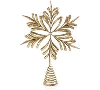 Premier Antique Gold Snowflake Topper 29cm - TD211318G