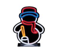 Premier Snowman Led Christmas Decoration (Uk Plug) Multicoloured (One Size)