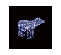 Premier 90cm Indoor Outdoor Twinkling LED Polar Bear Christmas Decoration in Cool White