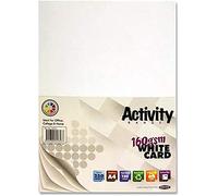 Premier Stationery 2 x A4 160 gsm Activity Card - White (Pack of 250 Sheets)