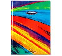 Premier Stationery 2 x A4 Rainbow Hardcover Notebook