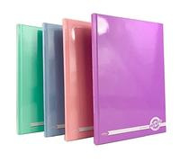 Premier Stationery A4 Notebook Office School Notepad Writing Pad Hardback Casebound Ruled Lined 160 pages (BLUE)