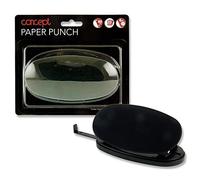 Premier Stationery Concept 20 Sheet Paper Punch. Soft Touch. Black.