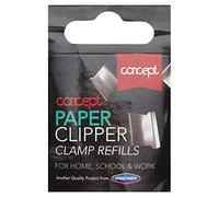 Premier Stationery Concept Paper Clipper Clamp Refills. 18mm.