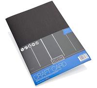 Premier Stationery Craft, Icon 220Gsm Black Card. Pack of 10, A4