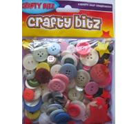 Premier Stationery Crafty Bitz Buttons - Assorted