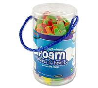 Premier Stationery Crafty Bitz Self Adhesive Foam Flowers 'n Hearts, Various