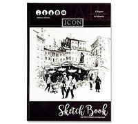 Premier Stationery Icon A3 135gsm Hardcover Sketch Book. 64 Sheets