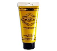 Premier Stationery Icon Acrylic Paint. Yellow Ochre. 200ml