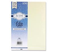 Premier Stationery Icon Occasions A4 Smooth Card. 300gsm. Ivory. Pack of 100