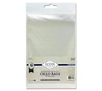 Premier Stationery Icon Self Seal Cello Bags. 5 x 7. Pack of 50