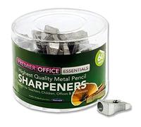 Premier Stationery Metal Single Hole Pencil Sharpener (Pack of 60)