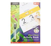 Premier Stationery Ormond A4 Wipe Clean Activity Book with pen. Numbers 1-20