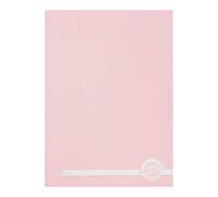 Premier Stationery Premto A4 Manuscript Book with 120 Ruled Pages. Gorgeous Pastel Pink Sherbet Colour.