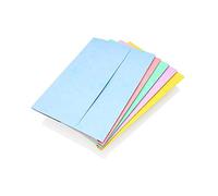 Premier Stationery Premto Extra Durable Document Wallets. Assorted Pastel Colours. Pack of 5.