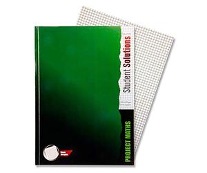 Premier Stationery S2885323 A4 Student Solutions Hardcover Project Maths Notebook