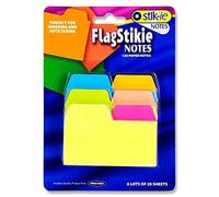 Premier Stationery W2117482 Stik-ie Notes Index and Note Taking Page Marker - Neon